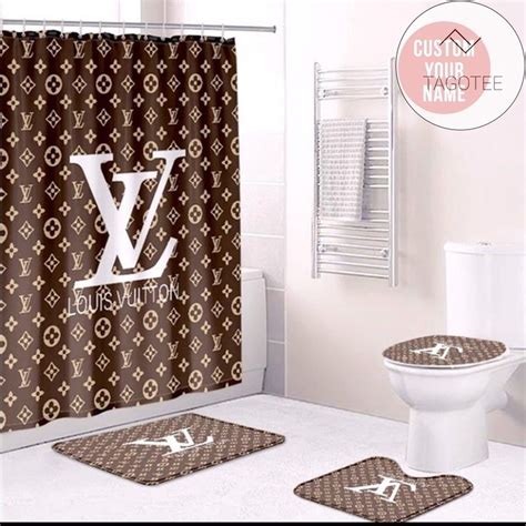 lv shower curtain set|louis vuitton shower curtain set.